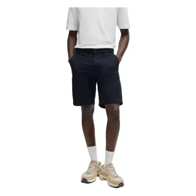 BOSS Chino-slim-Shorts 10248647 01 50513026 Modrá