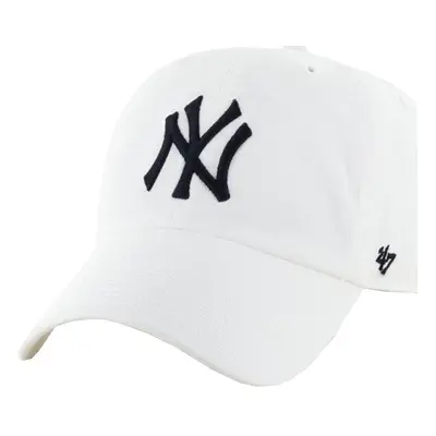 '47 Brand New York Yankees MLB Clean Up Cap Bílá