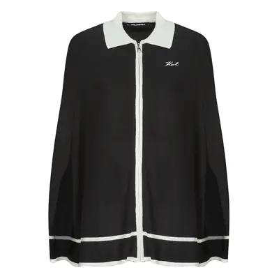 Karl Lagerfeld COLLAR CAPE Černá