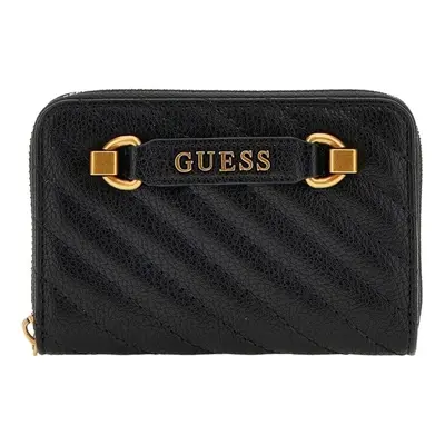 Guess SELA SLG MEDIUM ZIP AROUND Černá