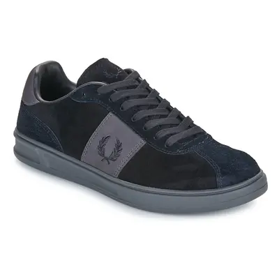 Fred Perry B4 SUEDE Černá