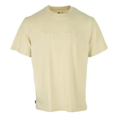 Timberland Embroidery Tonal Ss Tee Béžová