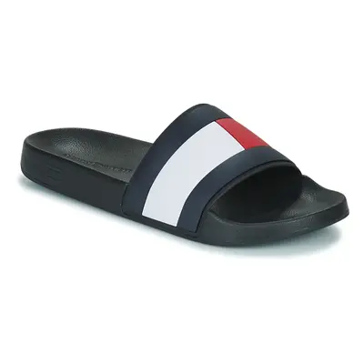 Tommy Hilfiger Rubber Th Flag Pool Slide Černá