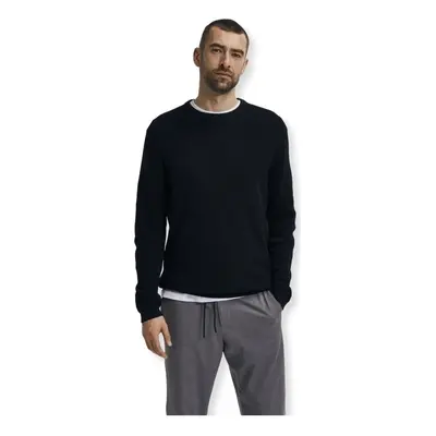 Selected Noos Rocks Knit L/S - Black Černá