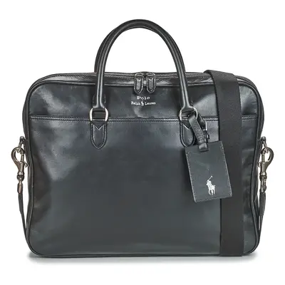 Polo Ralph Lauren COMMUTER-BUSINESS CASE-SMOOTH LEATHER Černá