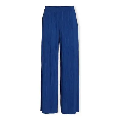 Vila Noos Trousers Plise - True Blue Modrá