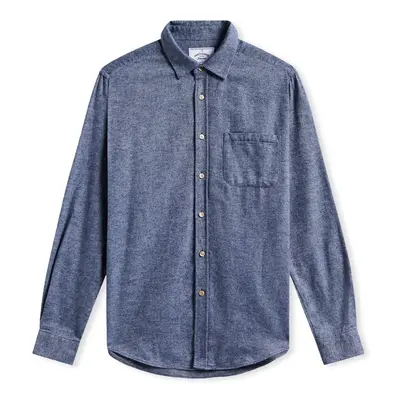 Portuguese Flannel Teca Shirt - Indigo Modrá