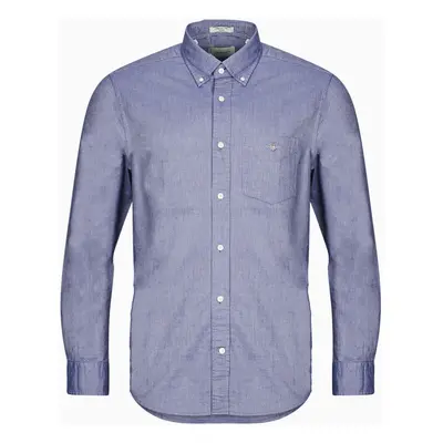 Gant REG OXFORD SHIRT Tmavě modrá