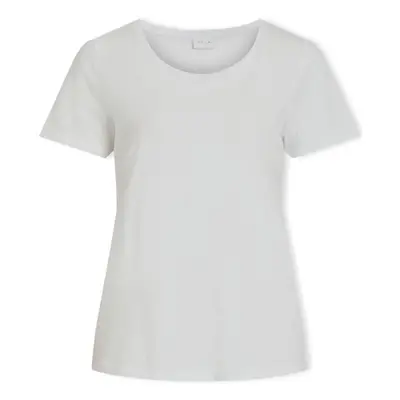 Vila Noos Top Sus O-Neck - Optical Snow Bílá