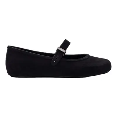 Melissa Soft Ballerina Velvet Fem - Black Černá