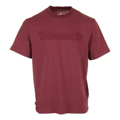 Timberland Embroidery Tonal Ss Tee Červená