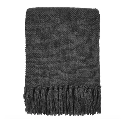 Malagoon Anthracite grey solid throw (NEW) Šedá