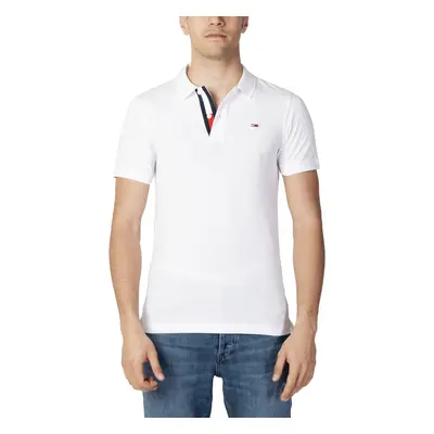 Tommy Hilfiger TJM SLIM PLACKET POLO DM0DM15370 Bílá