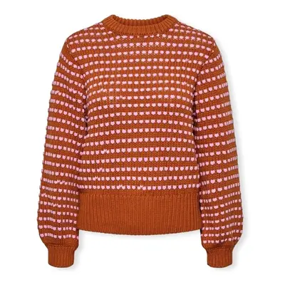 Y.a.s YAS Dela Knit L/S - Meerkat/Orchid Oranžová