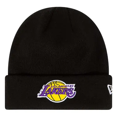 New-Era Essential Cuff Beanie Los Angeles Lakers Hat Černá