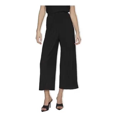 Vila Prisilla Trousers - Black Beauty Černá