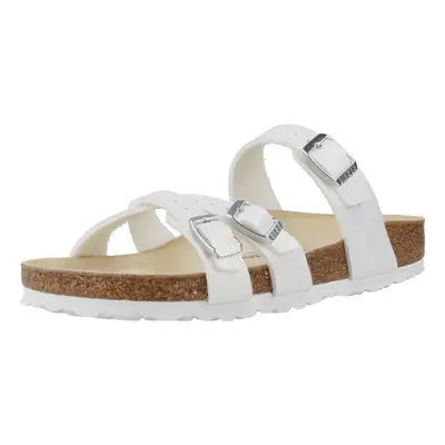 Birkenstock FRANCA BIRKO-FLOR EMBOSSE Bílá