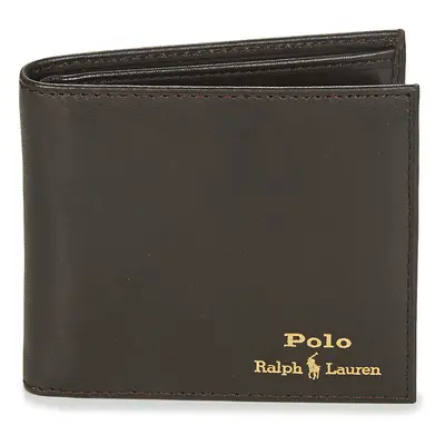 Polo Ralph Lauren GLD FL BFC-WALLET-SMOOTH LEATHER Hnědá