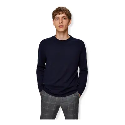 Selected Noos Berg Crew Knit - Navy Blazer Modrá