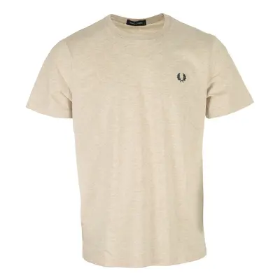 Fred Perry Crew Neck Tee Shirt Béžová