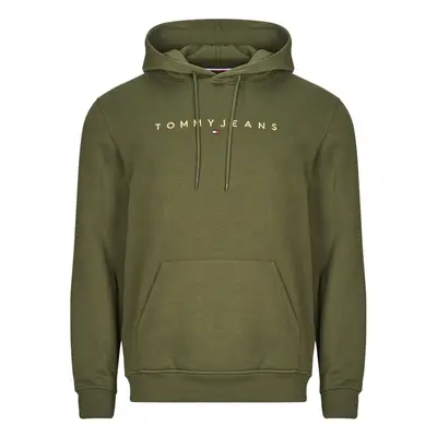 Tommy Jeans TJM REG LINEAR GOLD HOOD EXT Khaki