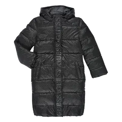 Guess HOODED PADDED LS JACKET W/ZIP Černá