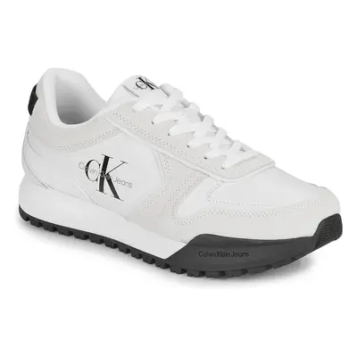 Calvin Klein Jeans TOOTHY RUNNER IRREGULARLINES Bílá