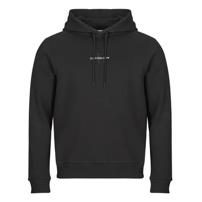 Calvin Klein Jeans MONOLOGO HOODIE Černá