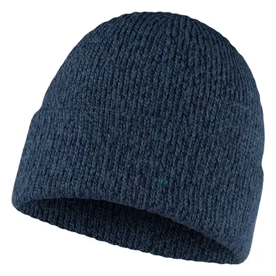 Buff Jarn Knitted Hat Beanie Modrá