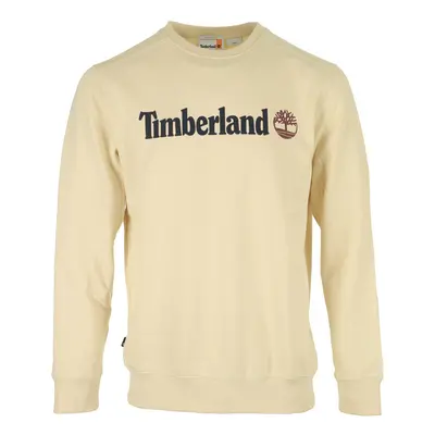 Timberland Linear Logo Crew Neck S Béžová