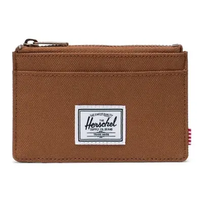 Herschel Oscar Eco Wallet - Rubber Hnědá