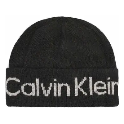 Calvin Klein Jeans dámská čepice K60K611151 BAX Ck Black Černá