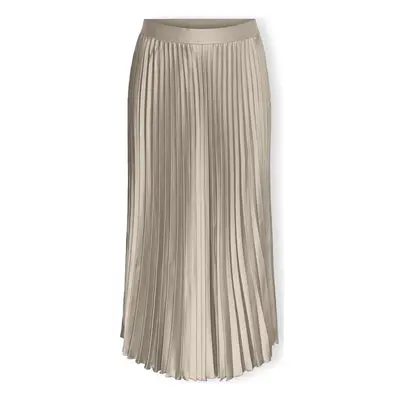 Y.a.s YAS Noos Celine Skirt - Whitecap Gray Béžová