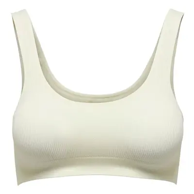 Only ONLVICKYRIB SEAMLESS BRA Bílá