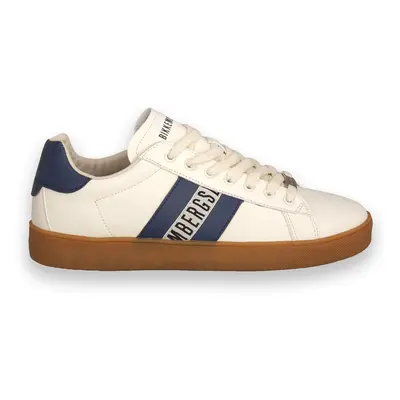 Bikkembergs OFF WHITE LEATHER Bílá