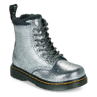 Dr. Martens Serena T Silver Distressed Foil Stříbrná