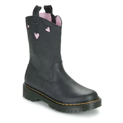 Dr. Martens Bex Heart P-O Boot J Black Classic Nappa Černá