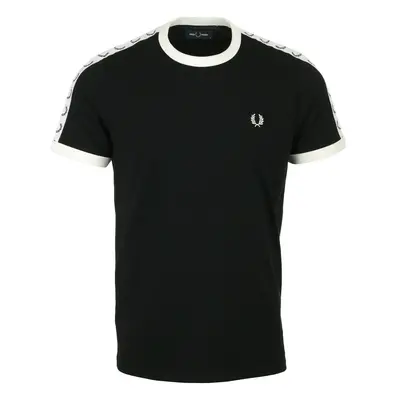 Fred Perry Taped Ringer Černá