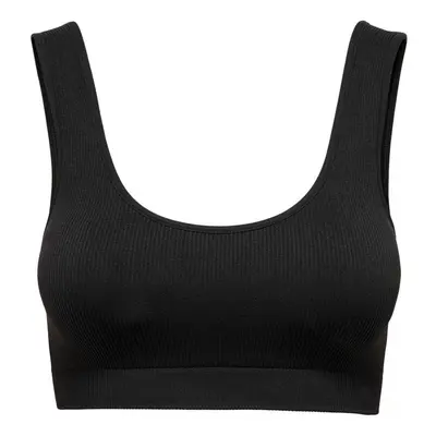 Only ONLVICKYRIB SEAMLESS BRA Černá