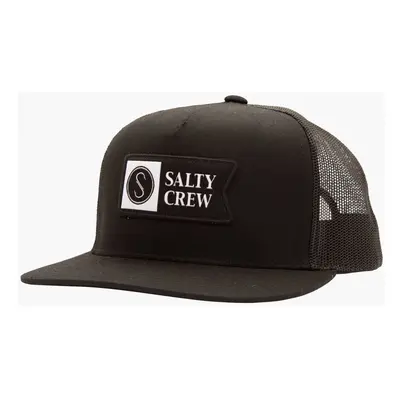 Salty Crew Alpha twill trucker Černá