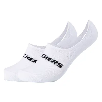 Skechers 2PPK Mesh Ventilation Footies Socks Bílá