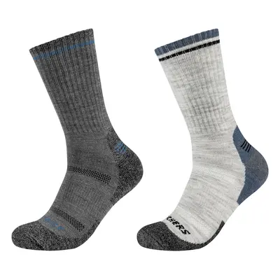 Skechers 2PPK Men Trail Wool Socks Šedá