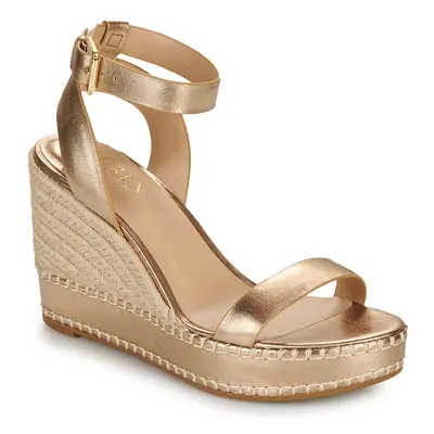 Lauren Ralph Lauren HILARIE-ESPADRILLES-WEDGE Zlatá