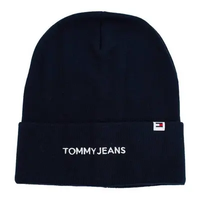 Tommy Jeans TJW LINEAR LOGO BEANIE Modrá