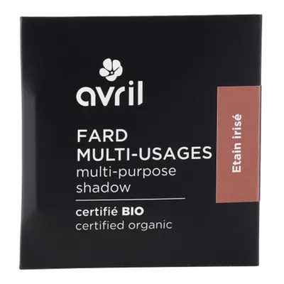 Avril Certified Organic Eyeshadow - Etain Irisé Hnědá