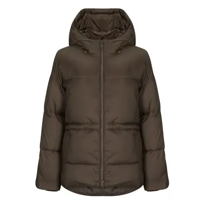 Guess MARIKA HOODED JACKET Hnědá