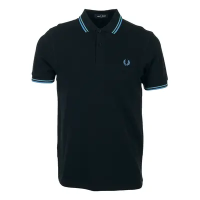 Fred Perry Twin Tipped Shirt Modrá