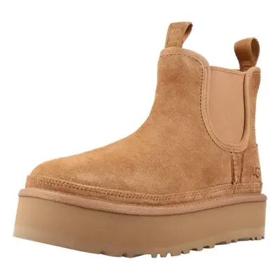 UGG K NEUMEL PLATFORM CHELSEA Hnědá