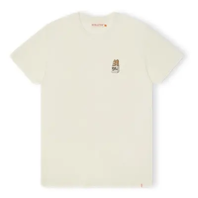 Rvlt Revolution T-Shirt Regular 1369 FLU - Off White Bílá