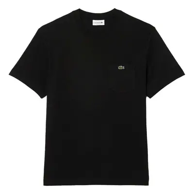 Lacoste Chest Pocket Cotton T-Shirt Black Černá